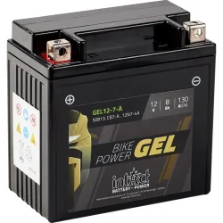 intAct Batterie Bike Power Gel geschlossen B7-A  12 Volt, 8Ah (CB7- - Motorradteile & Ersatzteile - Batterien