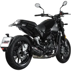 MIVV Suono Auspuff schwarz E.002.L9 für Benelli Leoncino 500 - Motorradteile & Ersatzteile - Auspuff