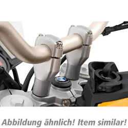 SW-MOTECH Lenkererhöhung 20mm silber für Ducati DesertX - Motorradteile & Ersatzteile - Lenker, Griffe & Hebel
