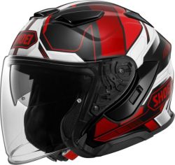 SHOEI Jethelm J-Cruise 3 Whizzy TC-1 - schwarz-rot-weiss