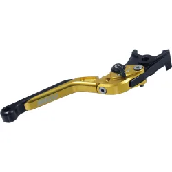 Mizu Bremshebel einstellbar/klappbar GP Alu BMR4 rechts gold - Motorradteile & Ersatzteile - Lenker, Griffe & Hebel