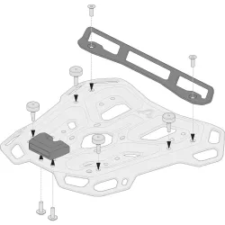 SW-MOTECH QUICK-LOCK Adventure-Rack Adapter für Shad SH48-SH58 - Motorradzubehör - Motorradgepäck