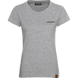 Spirit Motors Free Ruby Damen T-Shirt grau M - Motorradbekleidung - Chopper Motorradbekleidung