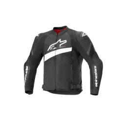 Alpinestars T-GP Plus R V4 Airflow Textiljacke schwarz/weiß - Motorradbekleidung - Sport Motorradbekleidung