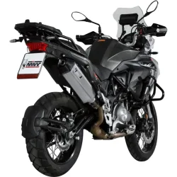MIVV Speed Edge Auspuff E.004.LRX silber für TRK 502 X 2018-2020 - Motorradteile & Ersatzteile - Auspuff