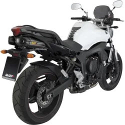 MIVV Suono Auspuff Paar silber UY.015.L7 für Yamaha FZ 6 /Fazer - Motorradteile & Ersatzteile - Auspuff