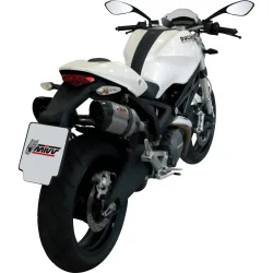 MIVV Suono Auspuff Paar silber D.023.K7 für Ducati Monster 696 - Motorradteile & Ersatzteile - Auspuff