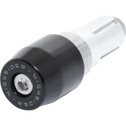 Highsider Lenkergewichte EVO Alu für 12-21mm Innen-Ø schwarz - Motorradteile & Ersatzteile - Lenker, Griffe & Hebel