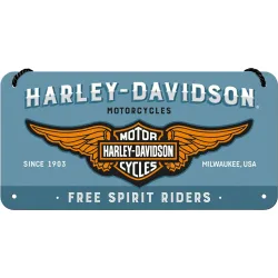 Nostalgic-Art Hängeschild 10 x 20 Harley-Davidson 