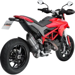 MIVV Suono Auspuff silber D.029.K7 für Hypermotard/-strada 821 - Motorradteile & Ersatzteile - Auspuff