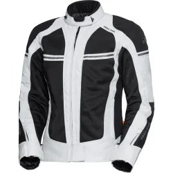 Richa Airstream Damen Textiljacke SMU schwarz/hellgrau L - Motorradbekleidung - Touring Motorradbekleidung