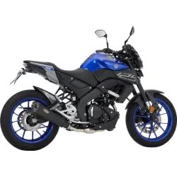 Shark exhaust DSX-7 Auspuff 1in1 schwarz für Yamaha MT/YZF R 125 RE40 2021 - Motorradteile & Ersatzteile - Auspuff