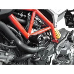 B&G Sturzpads Racing Alu schwarz für Hypermotard/-strada 2013- - Motorradteile & Ersatzteile - Anbauteile