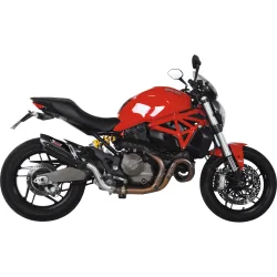 MIVV Suono Auspuff schwarz D.030.K9 für Monster 821 2014-2017 - Motorradteile & Ersatzteile - Auspuff