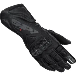 SPIDI STR-6 Damen Lederhandschuh lang schwarz M - Motorradbekleidung - Sport Motorradbekleidung