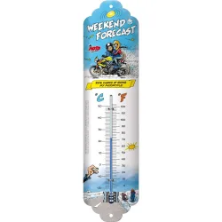 Nostalgic-Art Thermometer MOTOmania - Weekend Forecast - Motorradzubehör - Geschenkideen