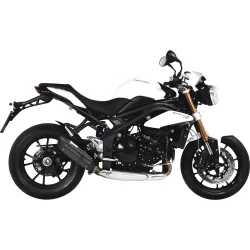 MIVV Suono Auspuff schwarz T.012.L9 für Speed Triple 2011-2015 - Motorradteile & Ersatzteile - Auspuff
