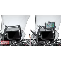 Givi Navi-Haltestrebe am Windschild FB7706 für KTM - Motorradzubehör - Multimedia