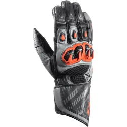 FLM Traction Air Lederhandschuh lang schwarz - Motorradbekleidung - Sport Motorradbekleidung