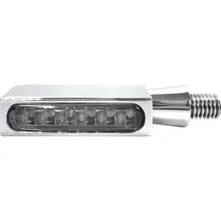 HeinzBikes LED Alu Blinker Block Line M8 chrom - Aktionen - Einmotten-Weiterfahren