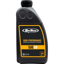 RevTech High Performance Einbereichs-Motoröl SAE 50 - Aktionen - Einmotten-Weiterfahren