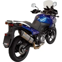 MIVV Suono Auspuff silber S.019.K7 für DL 650 V-Strom 2004-2006 - Motorradteile & Ersatzteile - Auspuff
