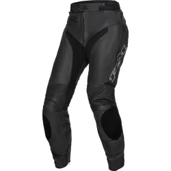 FLM Sports Leder Kombihose 2.2 schwarz/silber 50 - Motorradbekleidung - Sport Motorradbekleidung