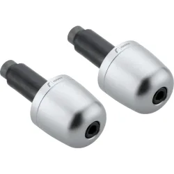 Rizoma Lenkerendenpaar MA302 silber - Motorradteile & Ersatzteile - Lenker, Griffe & Hebel