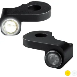 HeinzBikes LED Blinker/Positionslichtpaar Nano für CVO 2002- schwarz - Aktionen - Einmotten-Weiterfahren