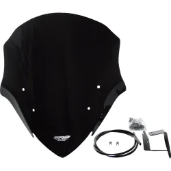 MRA Tourenscheibe TM schwarz für Kawasaki Ninja 650 2017-2019 - Motorradteile & Ersatzteile - Anbauteile
