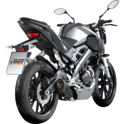 MIVV Suono Auspuff 1-1 schwarz Y.047.K9 für MT/YZF 125 RE11/RE29 - Motorradteile & Ersatzteile - Auspuff