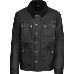 Spirit Motors Smoky Max Textiljacke schwarz - Motorradbekleidung - Café Racer Motorradbekleidung