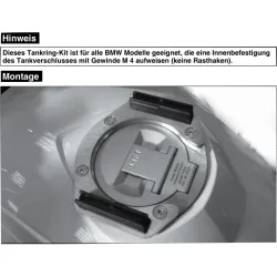 Hepco & Becker Lock-it Tankring spezial für BMW S 1000 RR 2016-2018 - Motorradzubehör - Motorradgepäck