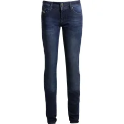 John Doe Betty High Damen Jeanshose dark blue used 30/34 - Motorradbekleidung - Motorradhosen