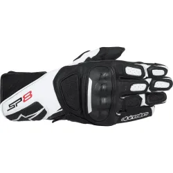 Alpinestars SP-8 V2 Lederhandschuh schwarz/weiß - Motorradbekleidung - Sport Motorradbekleidung