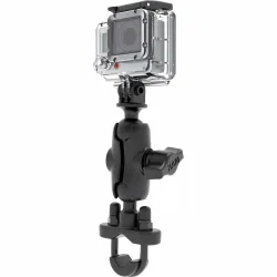 Ram Mounts Kamera-Adapter mit Klemmschelle für GoPro Hero/Garmin VIRB R - Motorradzubehör - Multimedia