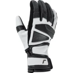 Reusch Stormrider Leder/Textilhandschuh lang grau 8,5 - Motorradbekleidung - Motorradhandschuhe