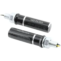 Highsider LED Blinkerpaar Conero M8 Alu schwarz - Aktionen - Einmotten-Weiterfahren
