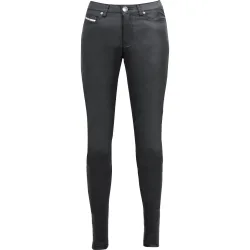John Doe Damen Jeggings schwarz 27/32 - Motorradbekleidung - Motorradhosen