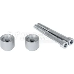 SW-MOTECH Lenkererhöhung T 20mm LEH.07.039.118/20/S für BMW silber - Motorradteile & Ersatzteile - Lenker, Griffe & Hebel