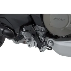 SW-MOTECH Fußbremshebel Alu schwarz für Ducati Multistrada V4 - Motorradteile & Ersatzteile - Fußrasten & Hebel