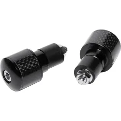 Hashiru Lenkerendenpaar Alu/Carbon ST04 für 18mm schwarz - Motorradteile & Ersatzteile - Lenker, Griffe & Hebel