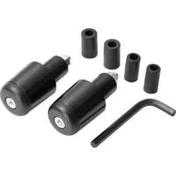 Hashiru Lenkergewichte Alu ST07 für 12/14/18mm schwarz - Motorradteile & Ersatzteile - Lenker, Griffe & Hebel