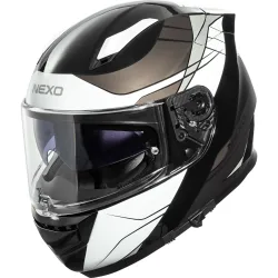 Nexo Integralhelm Fiberglas Sport III Silber Dekor XXL - Helme & Brillen - Sport Helme & Brillen