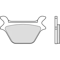 Brembo Bremsbeläge organisch 07HD10.11  104,1x62x11,3mm - Motorradteile & Ersatzteile - Bremsen