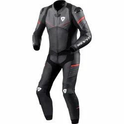 REV'IT! Beta Lederkombi 2-tlg. anthrazit/neonrot - Motorradbekleidung - Motorradkombis