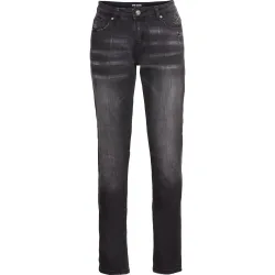 Spirit Motors Slim Mid Miley Damen Jeans schwarz - Motorradbekleidung - Motorradhosen