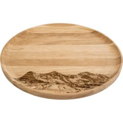 Eiger Mönch Jungfrau, Holzbrett rund XL
