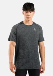 Odlo Crew Neck Essential Seamless Laufshirt Herren - Grau