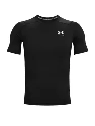 UNDER ARMOUR Herren Fitnessshirt HeatGear® Armour schwarz | M